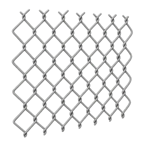 Сетка рабица оцинкованная 10х10х1,2 мм